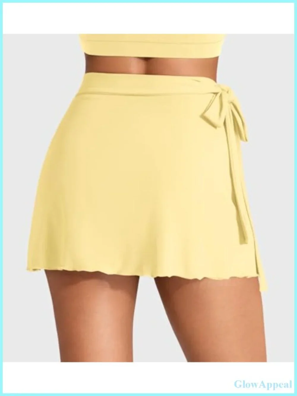 2-in-1 Wrap Skirt with Built-in Shorts for Dance Yoga Workout